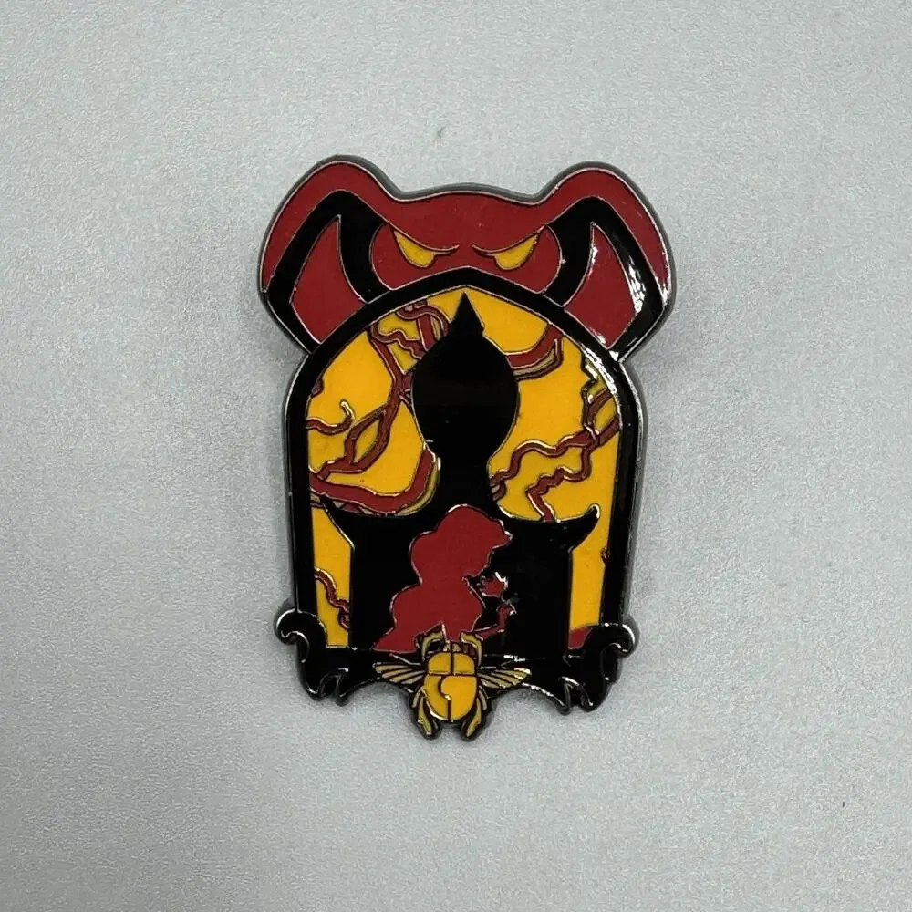 Loungefly Disney Villain Silhouette GITD Blind Pin- JASMINE & JAFAR Aladdin New